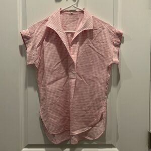 Sarah Alexandra Cap Sleeve Pink Graph Top